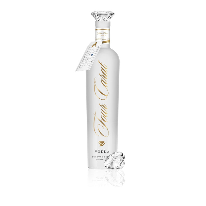 Four Carat Vodka Collectors Edition With Diamond Cut Closure (Full Set) - Goro's Liquor