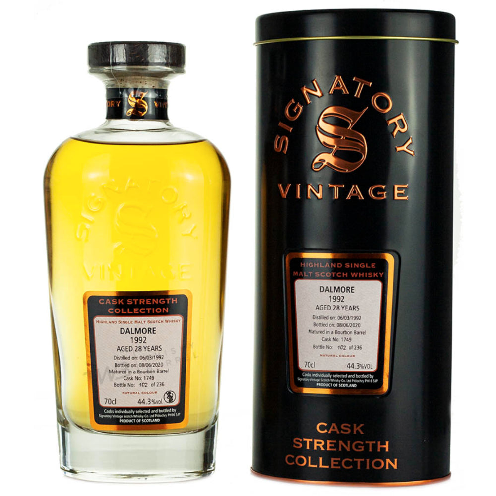 Signatory Cask Strength Dalmore 1992 28 Year Old Highland Single Malt Scotch Whisky - Goro's Liquor