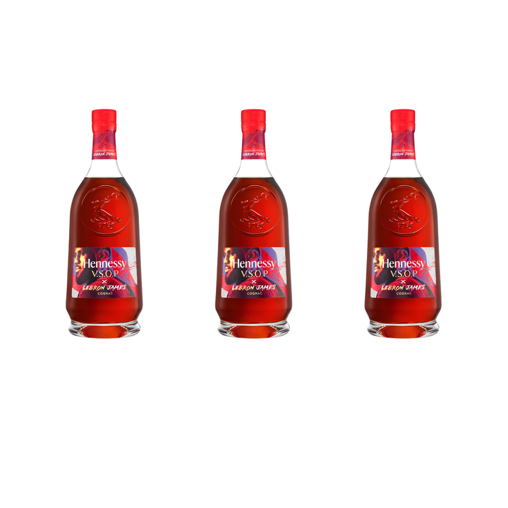 Hennessy VSOP X LeBron James Limited Edition Cognac 2025 - 3 Pack Bundle