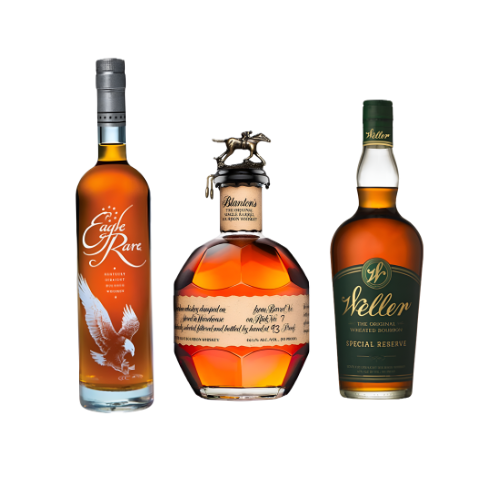 Weller Special Reserve & Blanton's Original Single Barrel Bourbon & Eagle Rare Bourbon Bundle
