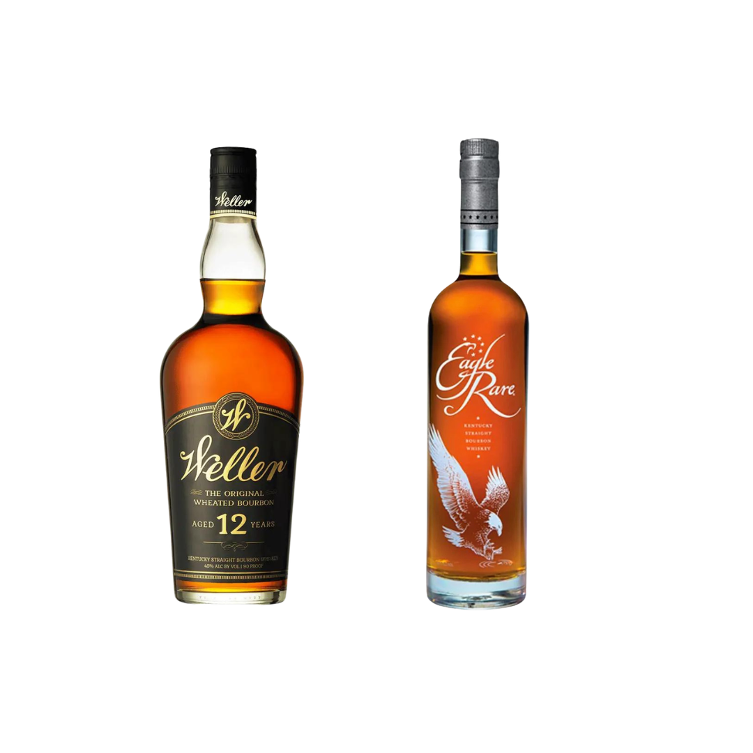Eagle Rare 10 Year Kentucky Straight Bourbon Whiskey 700ml , Weller 12 Bundle
