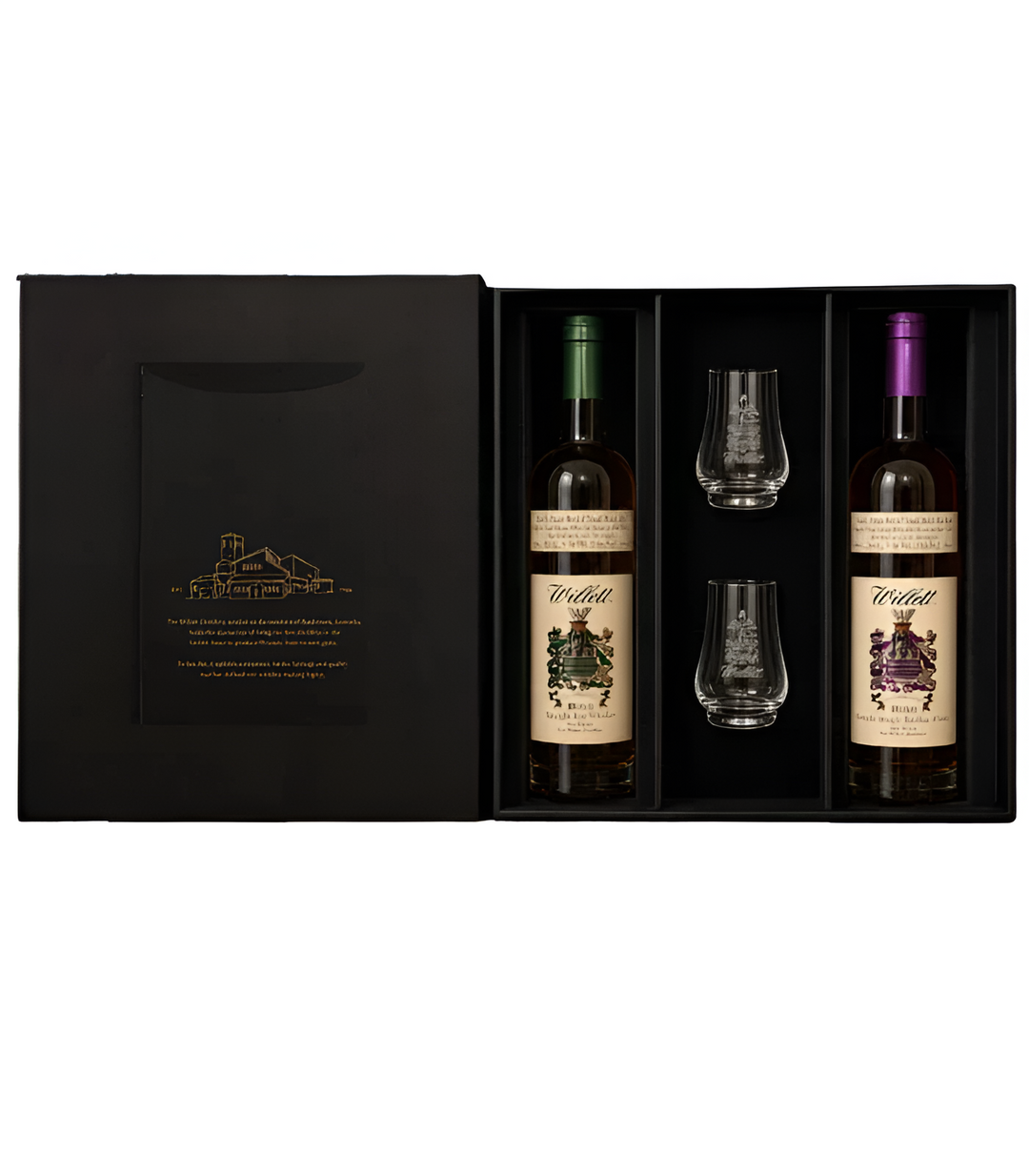 Willett Family Estate 2-Bottle Gift Set w/ Willett Glasses