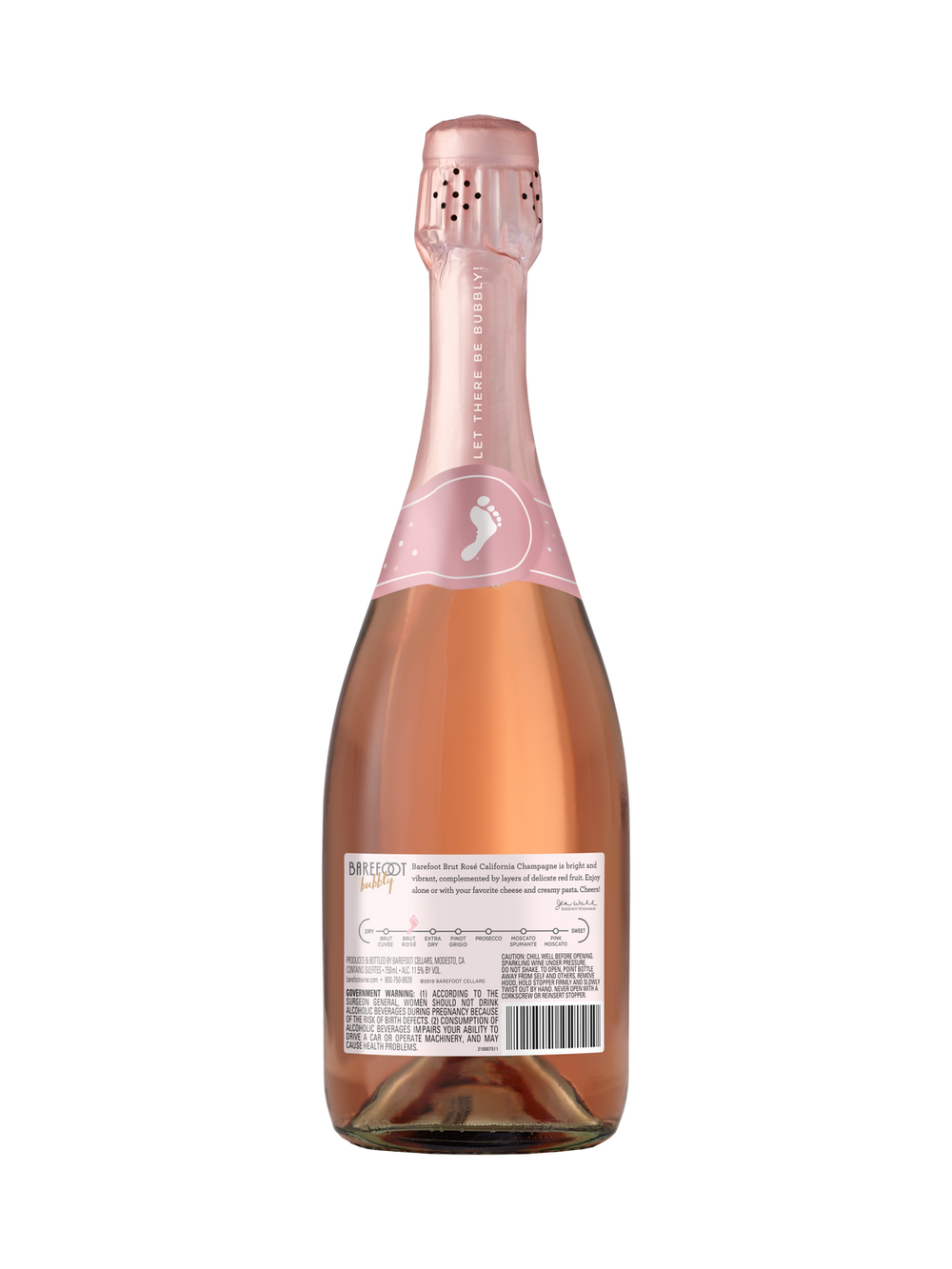 Barefoot Cellars | Bubbly Brut Rosé | 750ml - Goro's Liquor