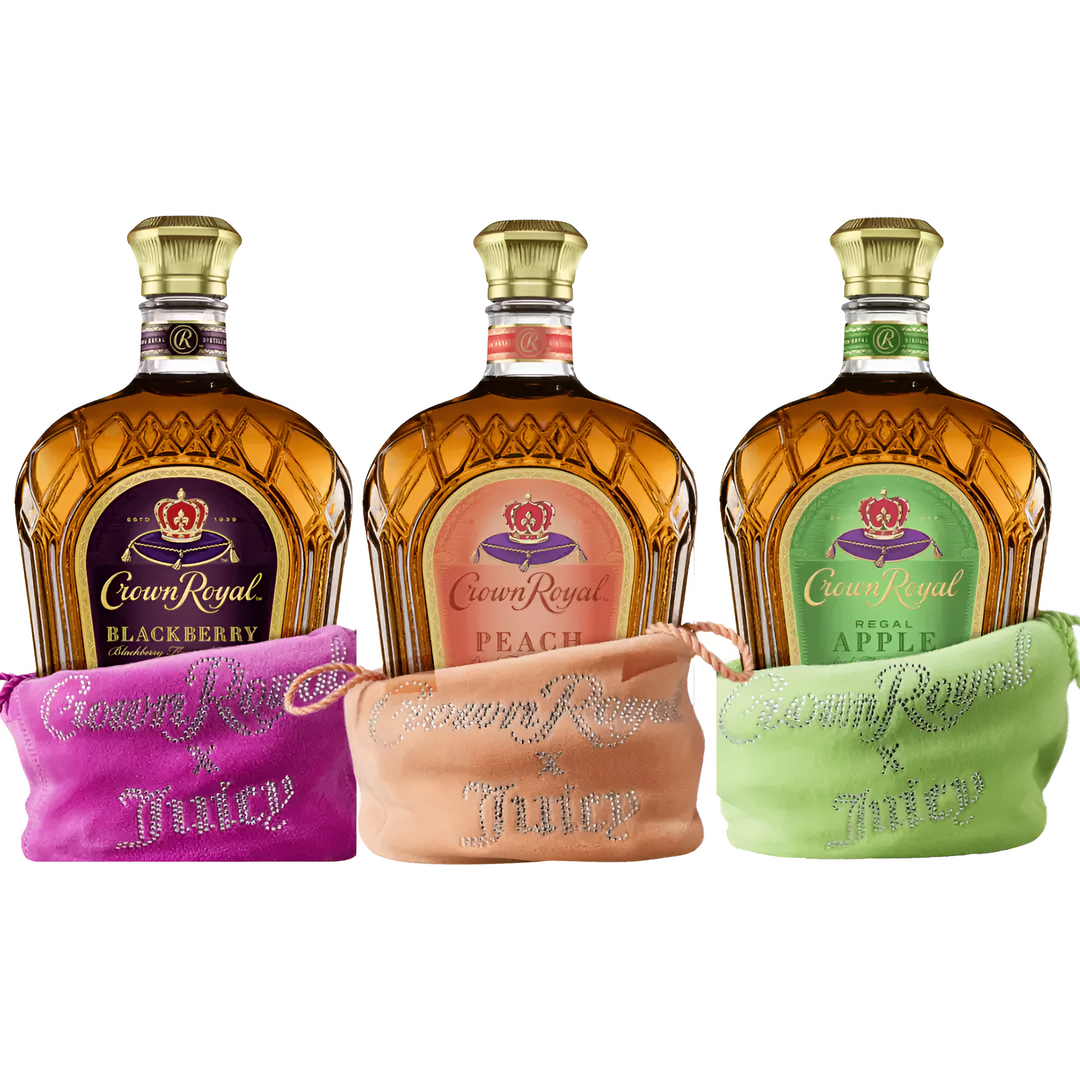 Crown Royal x Juicy Couture Limited Edition Flavored Whisky 3-Bottle Bundle (Pre-Order)