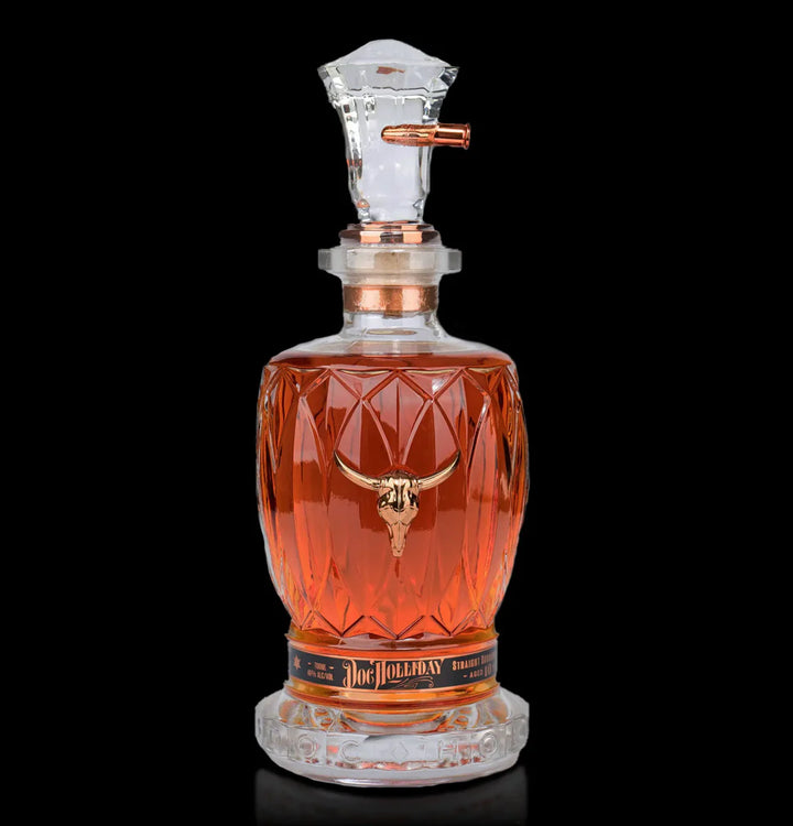 Doc Holliday 10 Year Old Straight Bourbon Whiskey & Revolver Set