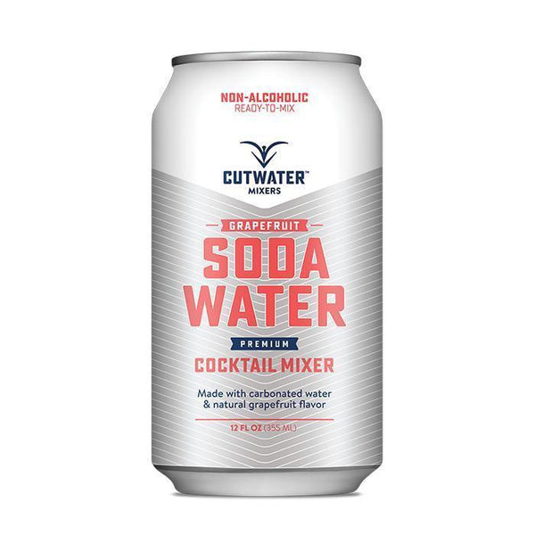 Buy Cutwater Spirits Grapefruit Soda Water Mixer (4 Pack – 12 Ounce Cans) online from the best online liquor store in the USA.