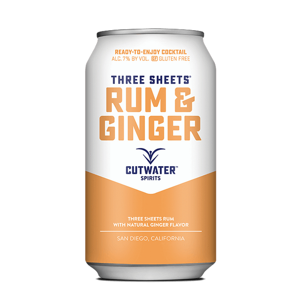 Buy Three Sheets Rum & Ginger (4 Pack - 12 Ounce Cans) online from the best online liquor store in the USA.