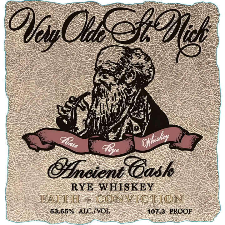 Very Olde St. Nick Faith & Conviction Ancient Cask Rye Whiskey 750ml